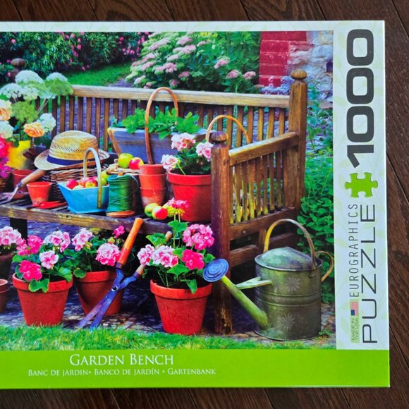 Garden bench, 1000 piece puzzle, Eurographics Puzzles - Picture 5 of 5